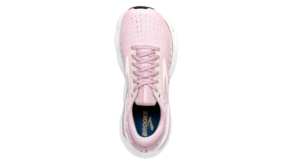 Brooks Glycerin GTS 20 Running Shoes - Womens, Medium, Pink/Yellow/White, 7.5, 1203701B656.075