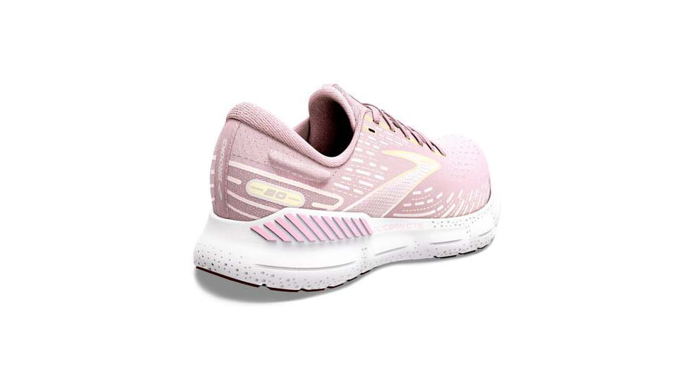 Brooks Glycerin GTS 20 Running Shoes - Womens, Medium, Pink/Yellow/White, 7.5, 1203701B656.075