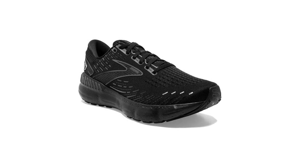 Brooks Glycerin GTS 20 Running Shoes - Womens, Wide, Black/Black/Ebony, 7.0, 1203701D020.070