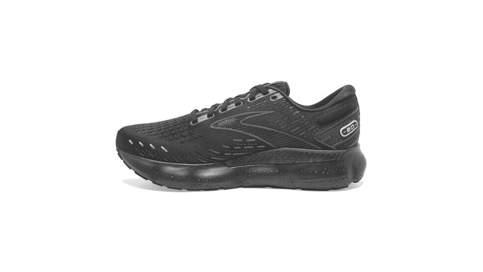 Brooks Glycerin GTS 20 Running Shoes - Womens, Wide, Black/Black/Ebony, 7.0, 1203701D020.070