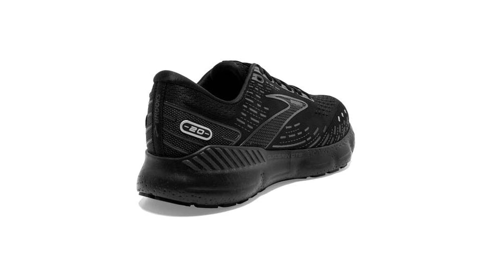 Brooks Glycerin GTS 20 Running Shoes - Womens, Wide, Black/Black/Ebony, 7.0, 1203701D020.070