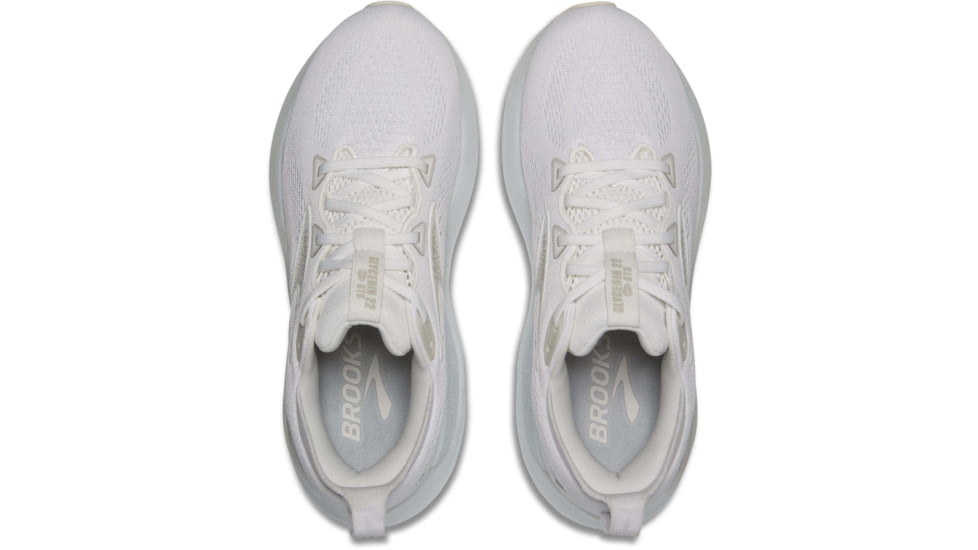 Brooks Glycerin GTS 22 Road Running Shoes - Womens, White/White/Grey, 6.0 US/Medium, 1204351B151.060