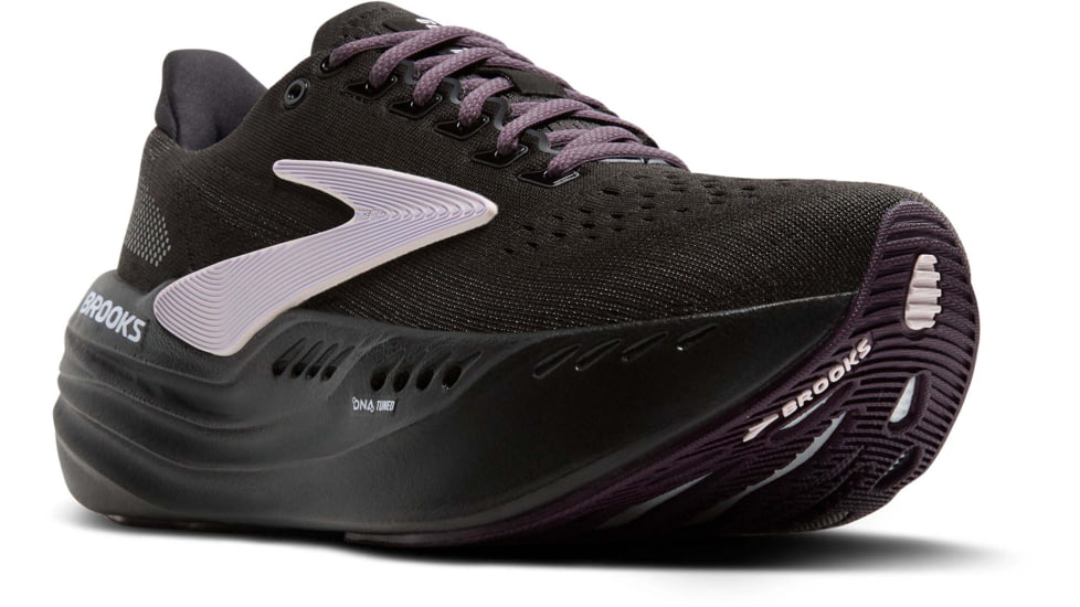 Brooks Glycerin Max Road Running Shoes - Womens, Black/Orchid Ice/Grey, 6.5 US/Medium, 1204361B067.065
