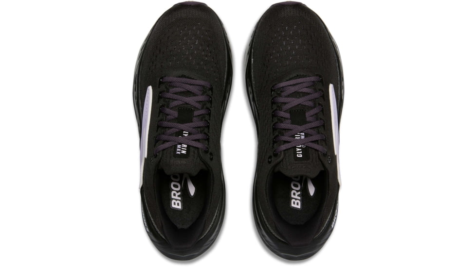 Brooks Glycerin Max Road Running Shoes - Womens, Black/Orchid Ice/Grey, 6.5 US/Medium, 1204361B067.065