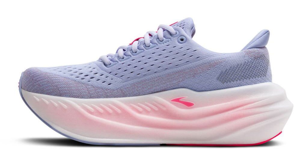 Brooks Glycerin Max Road Running - Womens, Blue Heron/Diva Pink/White, 6, 1B, 1204361B447.060