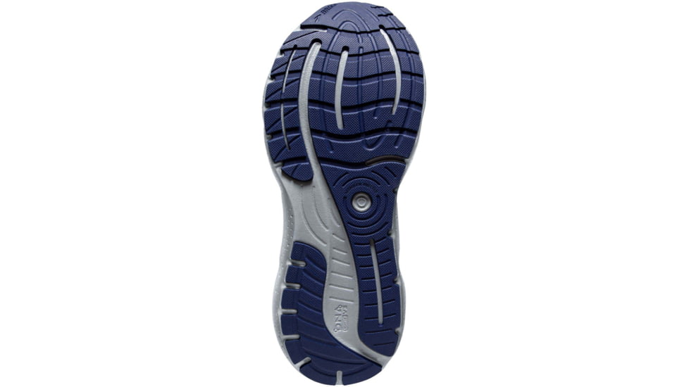 Brooks Glycerin StealthFit GTS 20 Running Shoes - Mens, Oyster/Alloy/Blue Depths, 9.5, 1103851D081.095