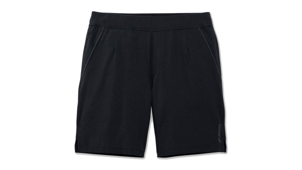 Brooks Go-To 5 Inch Mens Running Short, Black, Large, 211071-Black-L