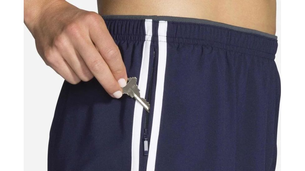 Brooks Go-To 5 Inch Short - Womens, Navy/White, Small, 221202447.025