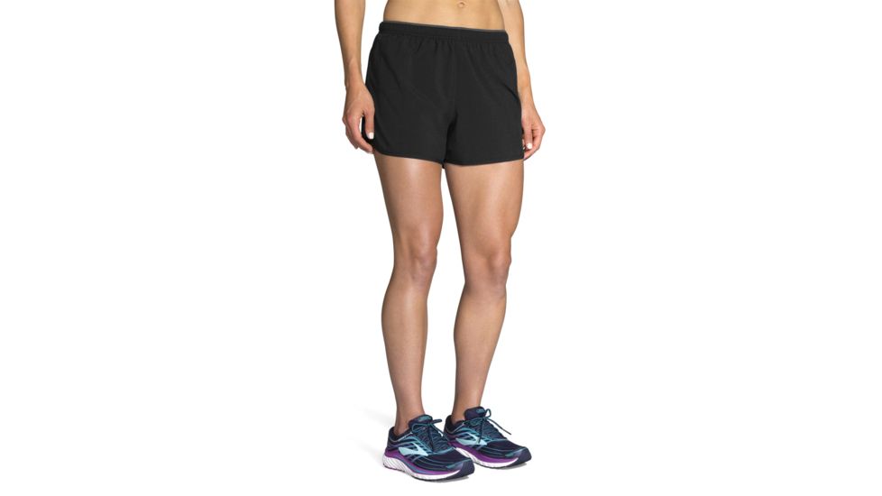 Brooks Go-To 3 Inch Womens Running Short - Womens, Black, Extra Large, 221203-Black-XL