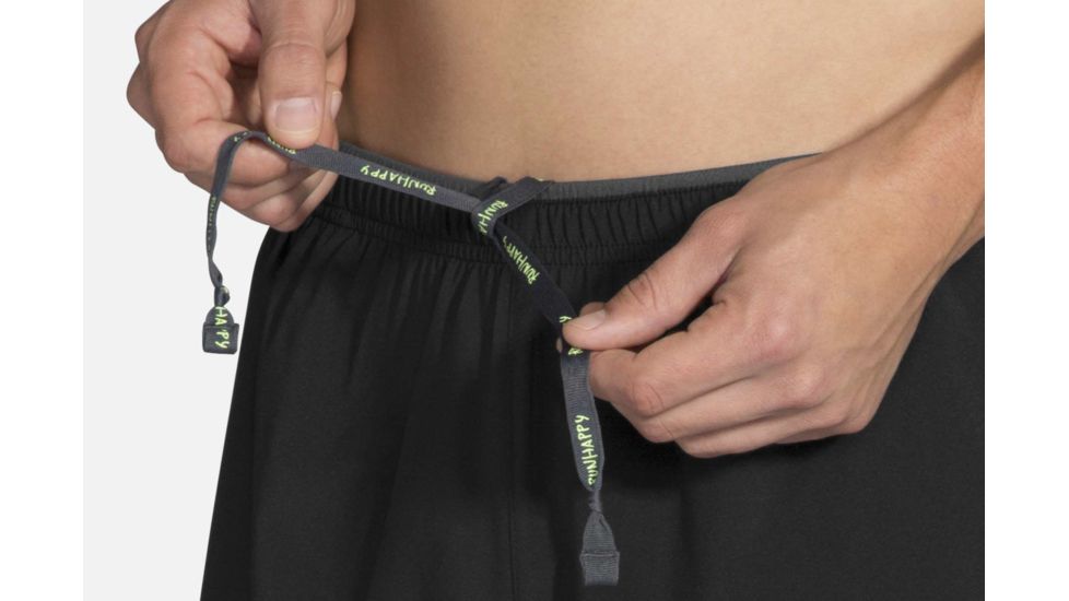 Brooks Go-To 7 Inch Mens Running Short, Black, Small, 211072-Black-S