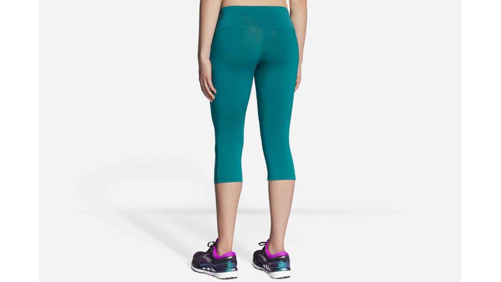 Brooks Go-To Capri Women's Running Pants, Ocean, Small 221129-Ocean-S