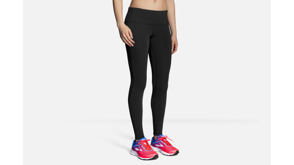 Brooks Go-To Women's Running Tight, Black, Large 211001-Black-L