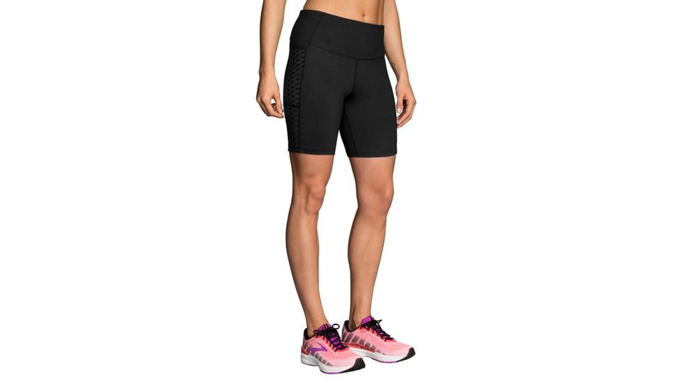 Brooks Greenlight 7 Inch Short Tight - Womens, Black, Large, 221348001.035
