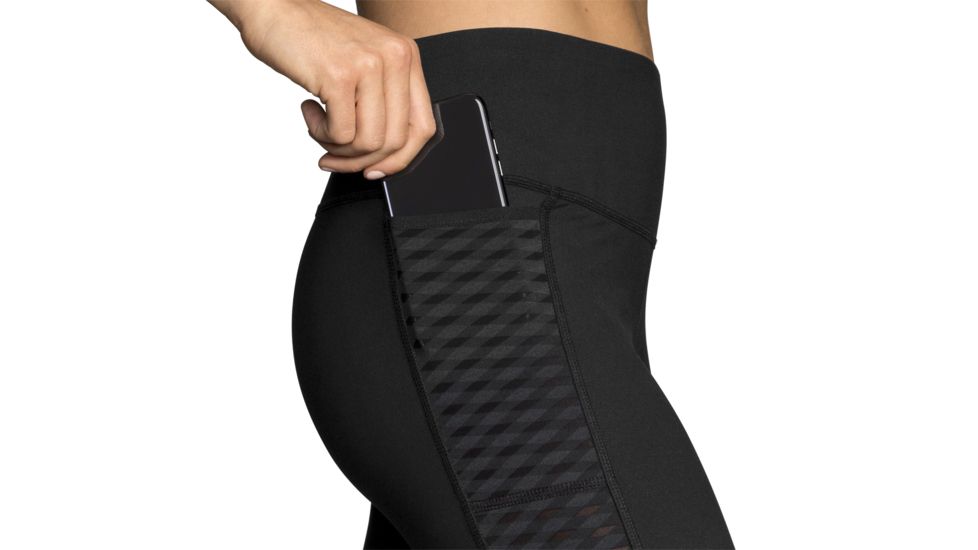 Brooks Greenlight 7 Inch Short Tights - Womens, Black, XS, 221348001.02