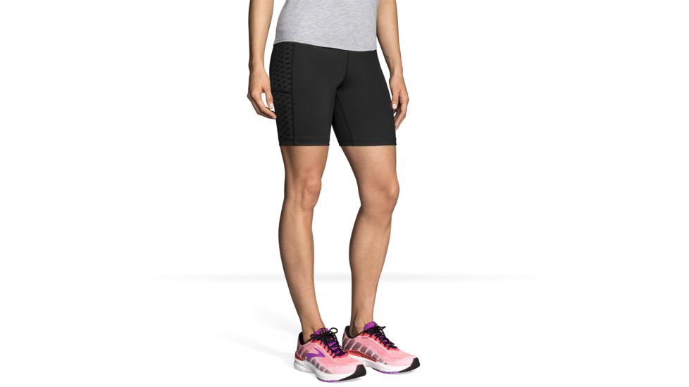 Brooks Greenlight 7 Inch Short Tights - Womens, Black, XS, 221348001.02