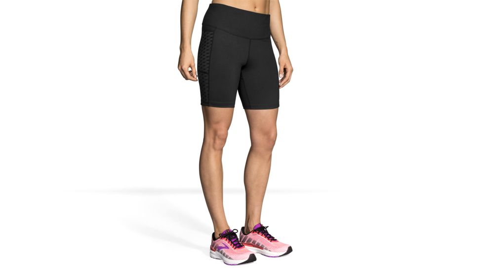 Brooks Greenlight 7 Inch Short Tights - Womens, Black, XS, 221348001.02
