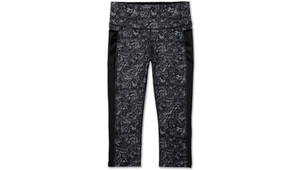 Brooks Greenlight Capris - Womens, Black Marble/Black, L, 221349099.035