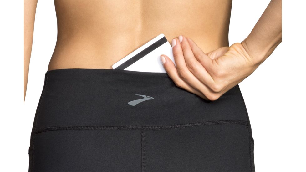 Brooks Greenlight Capris - Womens, Black, XL, 221349001.04