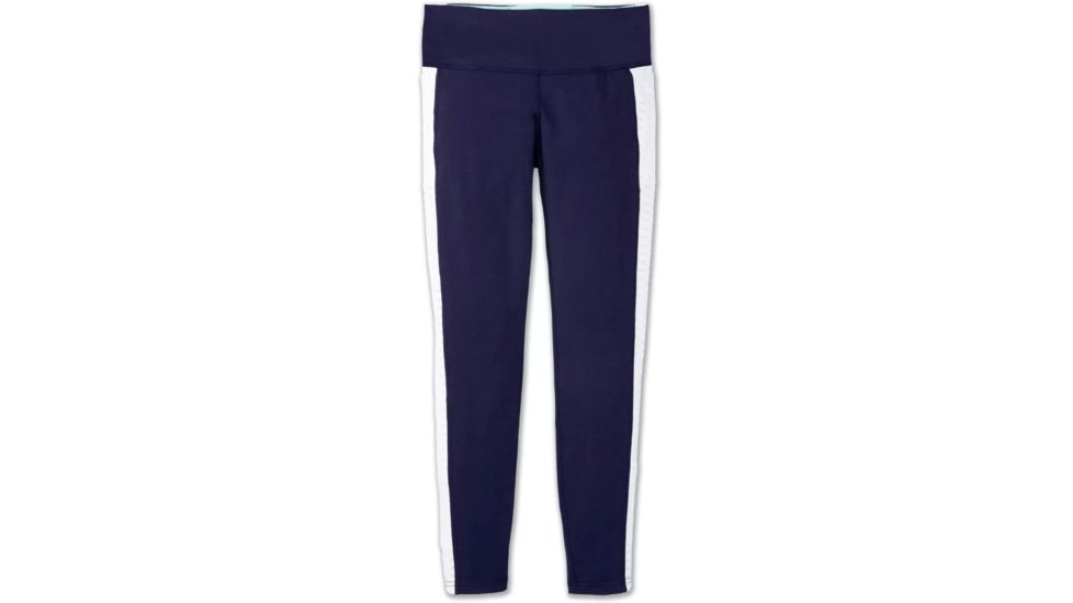 Brooks Greenlight Tight - Womens, Navy/White, Large, 221350447.035