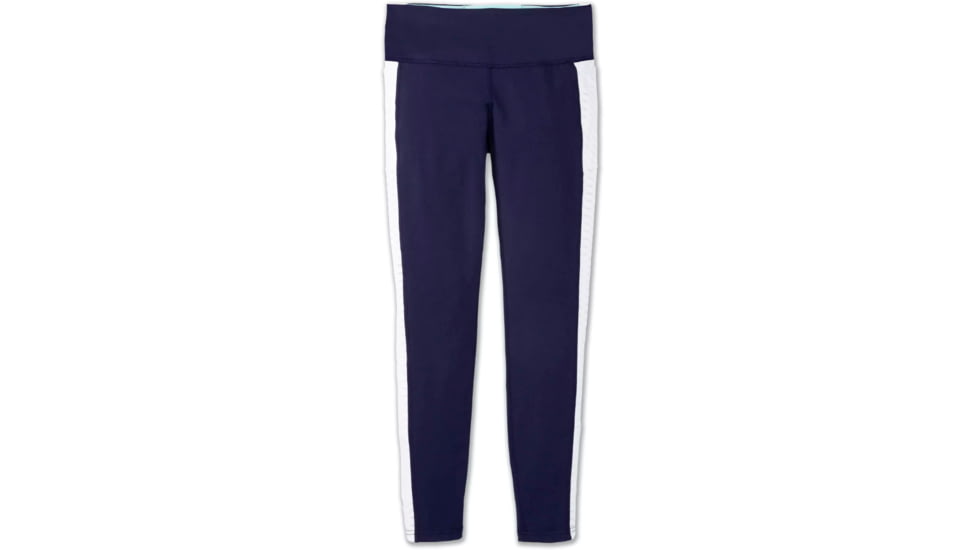Brooks Greenlight Tight - Womens, Navy/White, Medium, 221350447.030