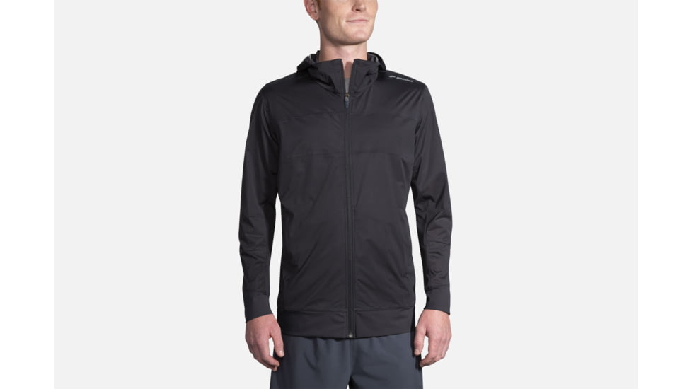 Brooks Hideout Men's Jacket, Black, Large 211099-Black-L