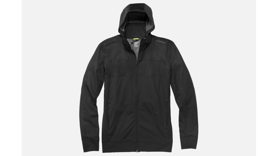 Brooks Hideout Men's Jacket, Black, Large 211099-Black-L