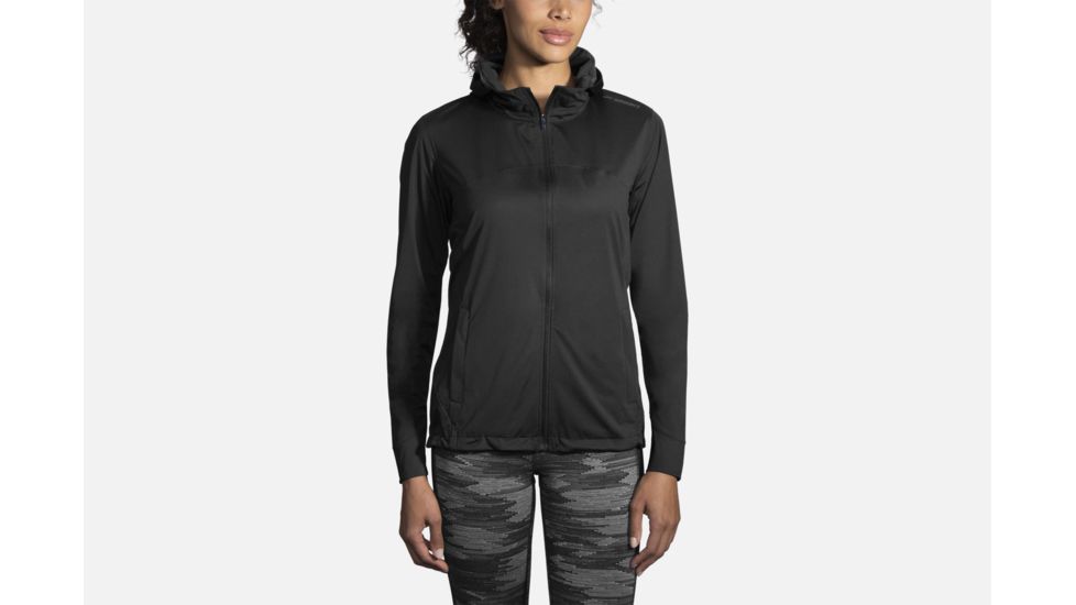 Brooks Hideout Women's Jacket, Black, Medium 221229-Black-M