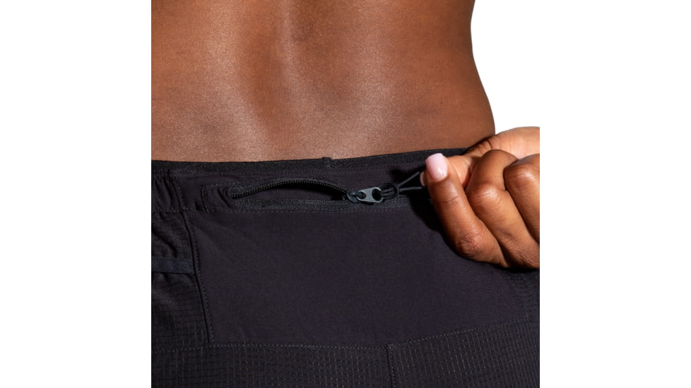 Brooks High Point 3in 2-in-1 Short - Womens, Black, XS, 221611001.020