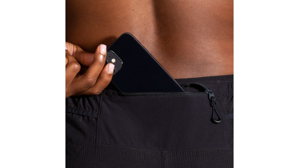 Brooks High Point 3in 2-in-1 Short - Womens, Black, XS, 221611001.020