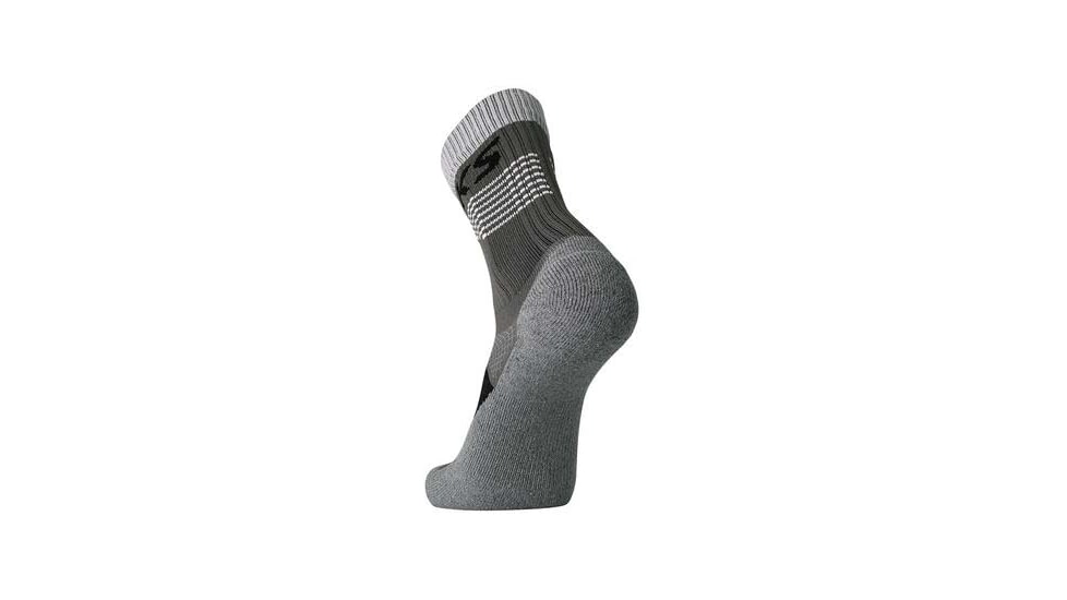 Brooks High Point Crew Sock, Asphalt/Black, M, 280491012.030