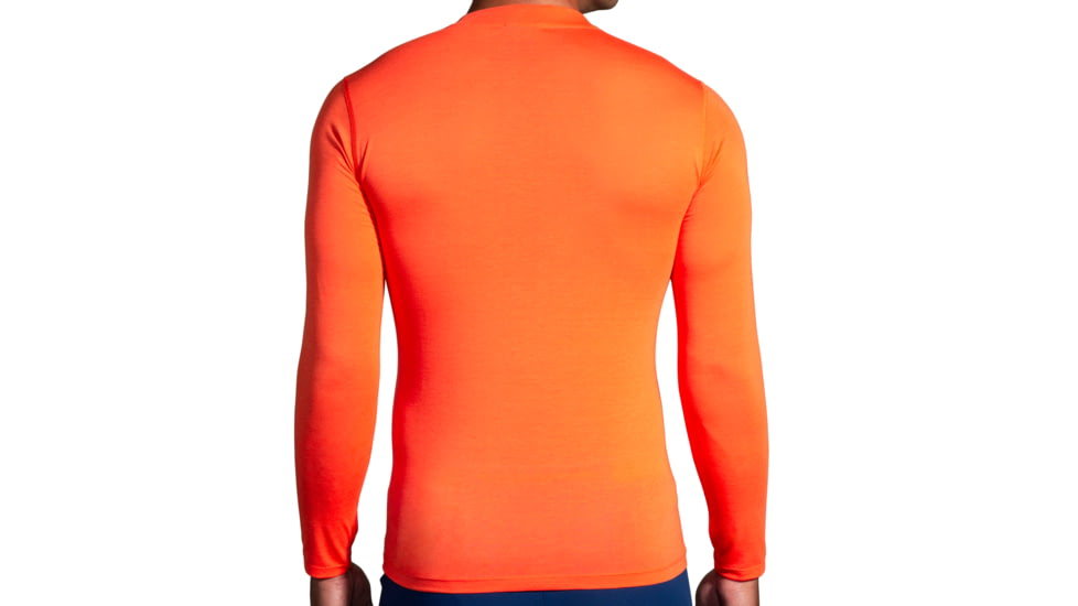 Brooks High Point Long Sleeve Shirt - Mens, Bright Orange, Medium, 211474836.030