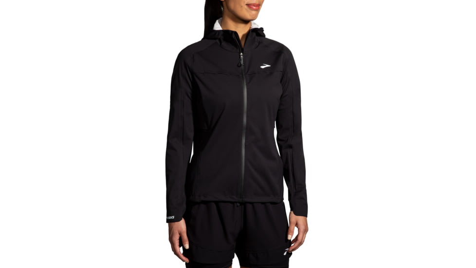 Brooks High Point Waterproof Jacket - Womens, Black, XS, 221608001.020