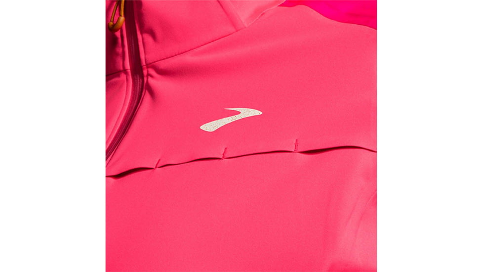 Brooks High Point Waterproof Jacket - Womens, Hyper Pink/Fuchsia, XS, 221608653.020