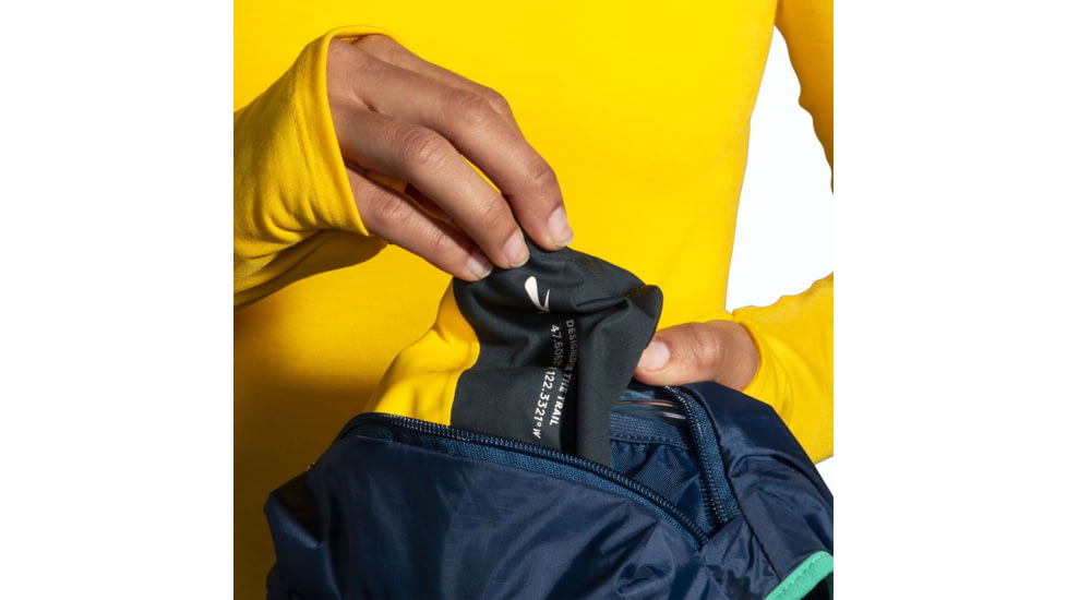 Brooks High Point Waterproof Jacket - Womens, Lemon/Ecru/Glacier Green, Medium, 221608761.030