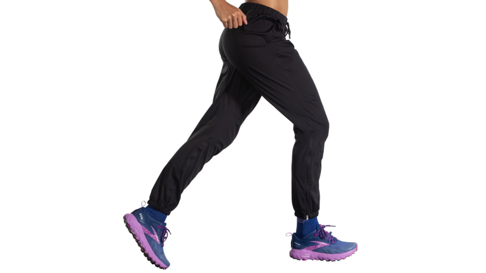 Brooks High Point Waterproof Pant - Womens, Black, Large, 221639001.035
