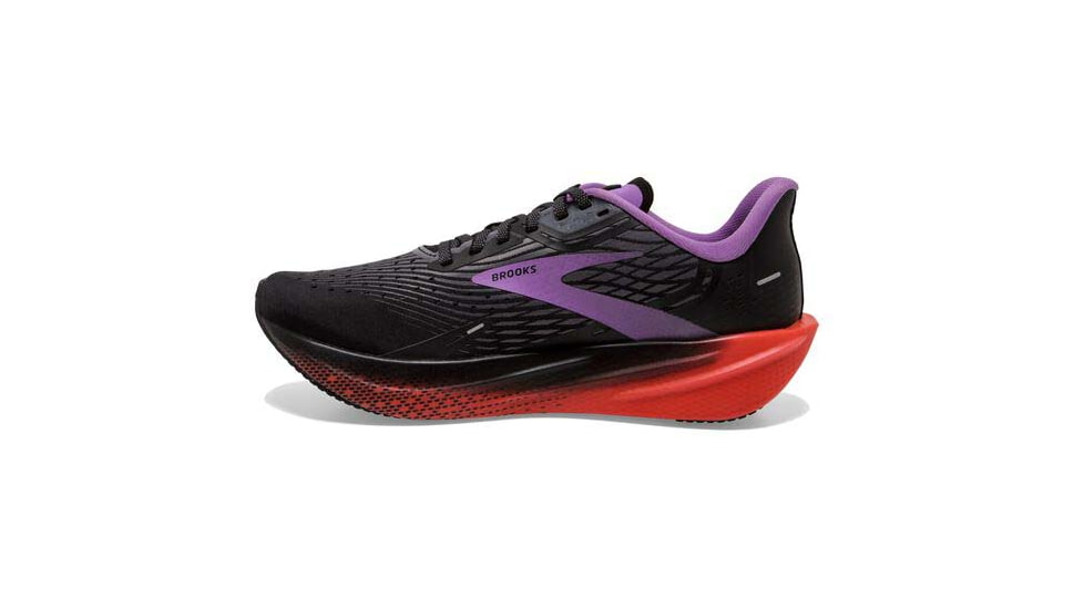 Brooks Hyperion Max Running Shoes - Womens, Medium, Black/Fiesta/Bellflower, 8.0, 1203771B089.080