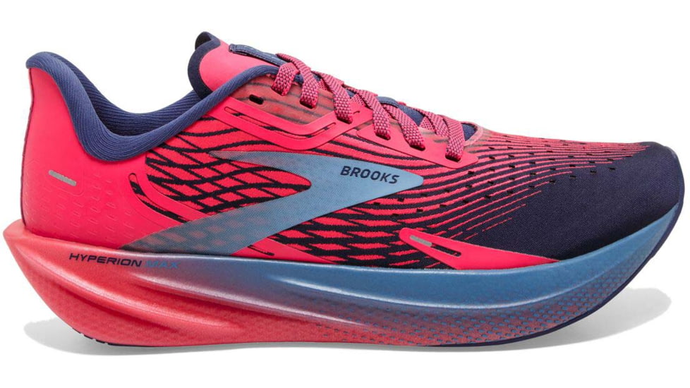 Brooks Hyperion Max Running Shoes - Womens, Medium, Pink/Cobalt/Blissful Blue, 9.0, 1203771B659.090