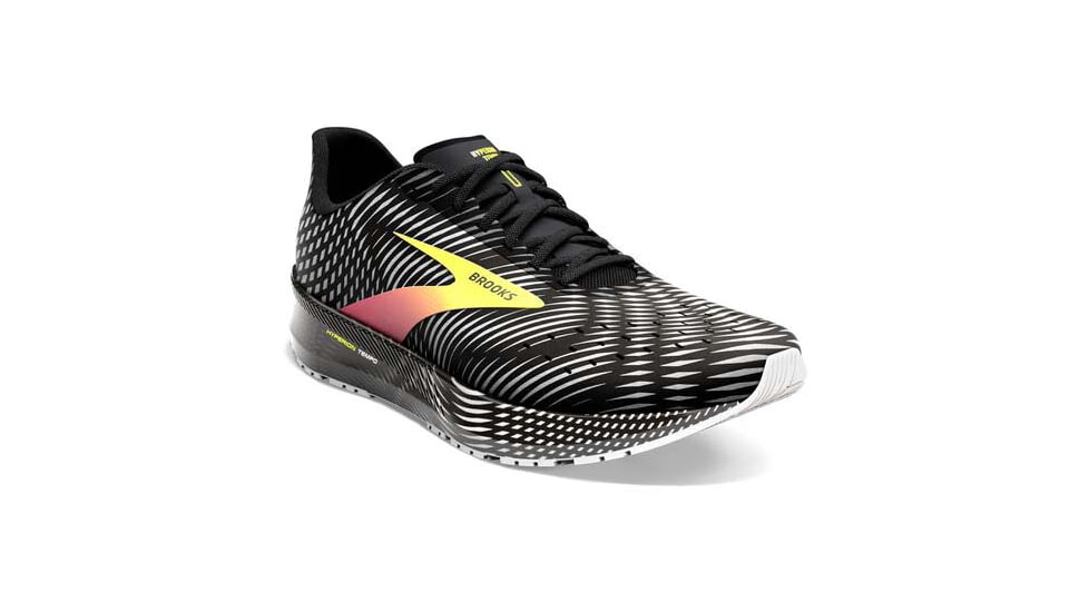 Brooks Hyperion Tempo Running Shoes - Mens, Black/Pink/Yellow, 13.0, 1103391D074.130