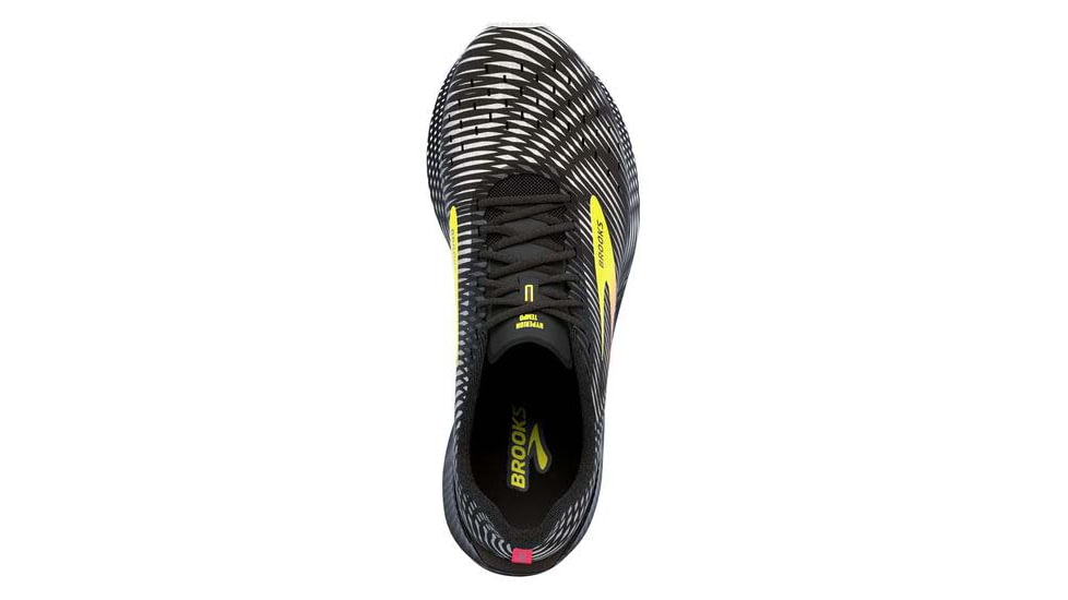 Brooks Hyperion Tempo Running Shoes - Mens, Black/Pink/Yellow, 13.0, 1103391D074.130
