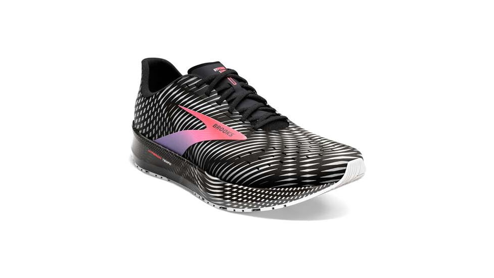 Brooks Hyperion Tempo Running Shoes - Womens, Medium, Black/Coral/Purple, 10.0, 1203281B026.100