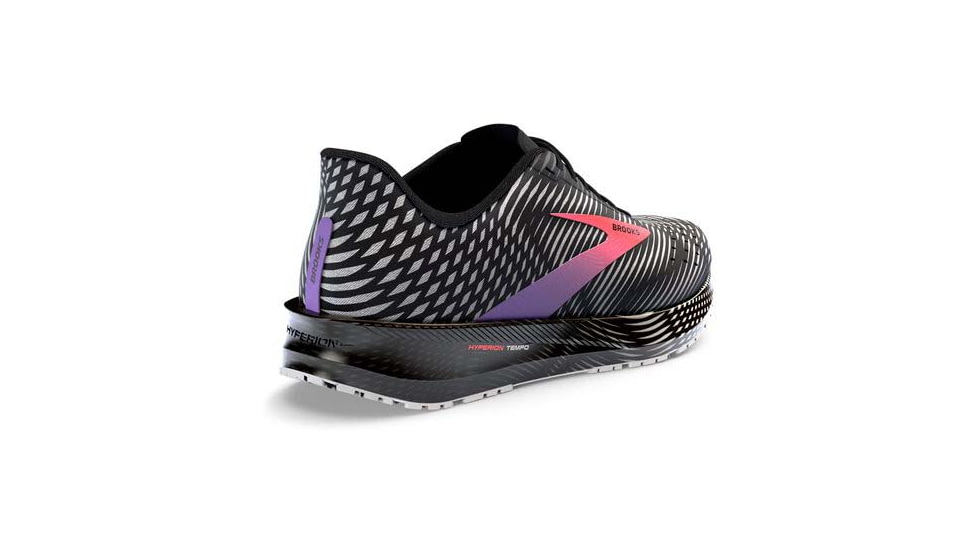 Brooks Hyperion Tempo Running Shoes - Womens, Medium, Black/Coral/Purple, 10.0, 1203281B026.100