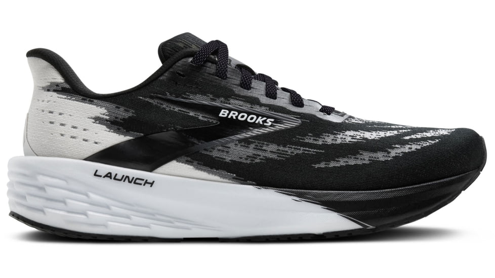 Brooks Launch 11 Road Running Shoes - Mens, Black/White, 8, 1D, 1104501D087.080