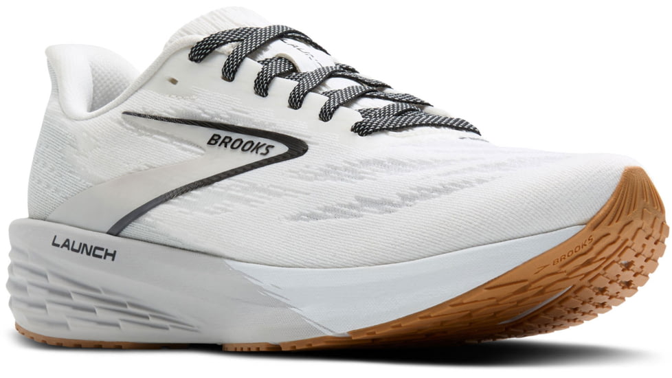 Brooks Launch 11 Road Running Shoes - Womens, White/Grey/Black, 6, 1B, 1204391B135.060