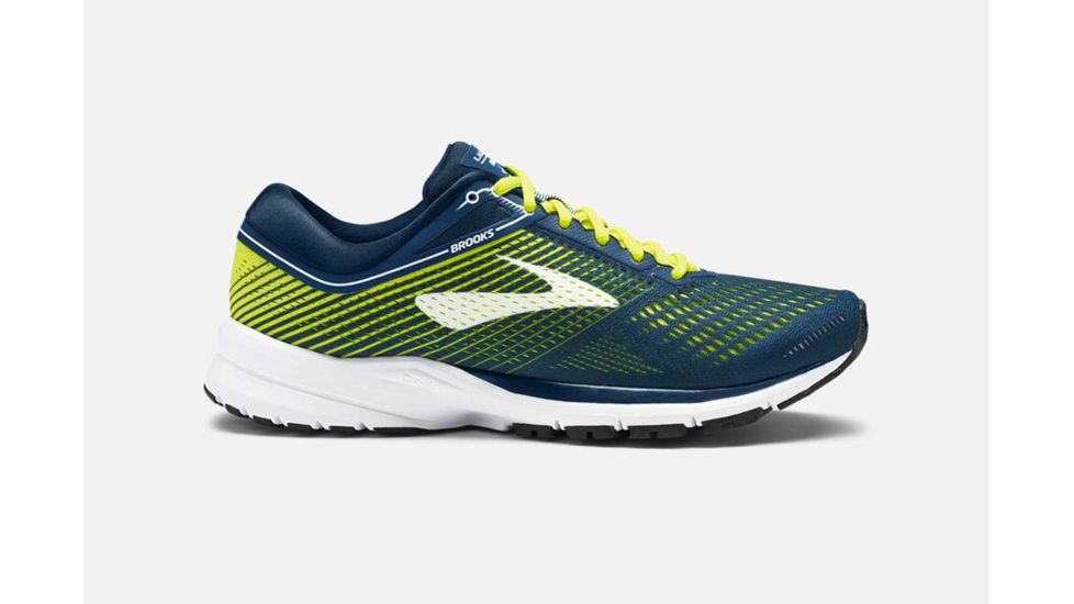 Brooks Launch 5 Mens Road Running Shoes, Blue/Nightlife/White, 8 US, Medium, 1102781D430.080