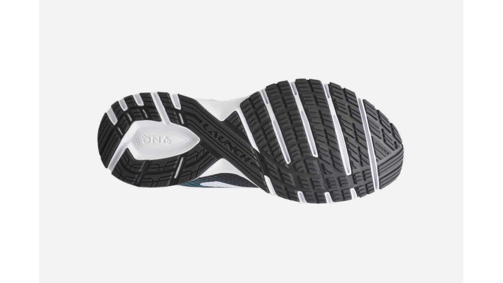Brooks Launch 5 Womens Road Running Shoes, Black/Teal Green/White, 6 US, Medium, 1202661B003.060