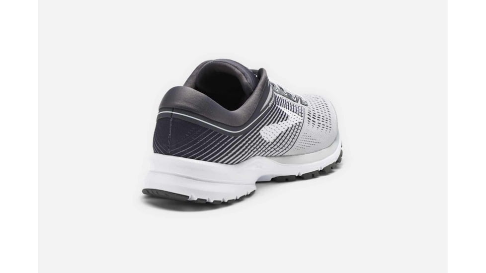 Brooks Launch 5 Womens Road Running Shoes, Grey/Ebony/White, 9 US, Medium, 1202661B178.090