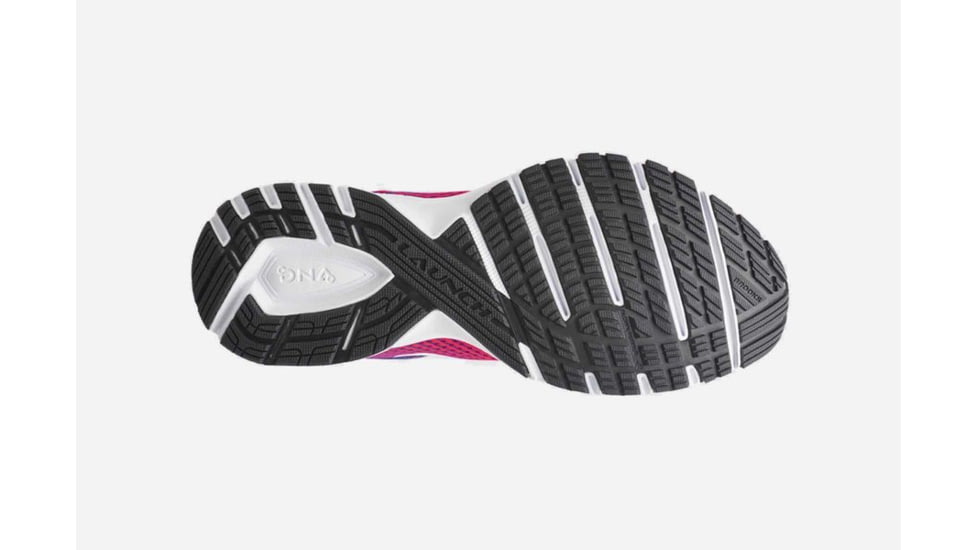 Brooks Launch 5 Womens Road Running Shoes, Pink/Blue/White, 12 US, Medium, 1202661B652.120