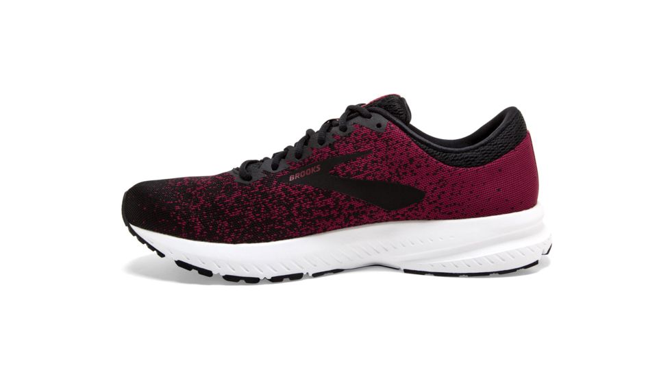 Brooks Launch 6 - Mens, Red/Black/Grey, Medium, 9.5, 1102971D617.095