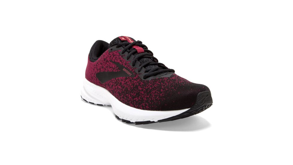 Brooks Launch 6 - Mens, Red/Black/Grey, Medium, 9.5, 1102971D617.095