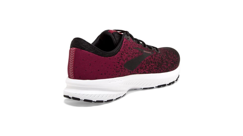 Brooks Launch 6 - Mens, Red/Black/Grey, Medium, 9.5, 1102971D617.095